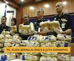 Pil kuda bernilai RM23.6 juta dirampas