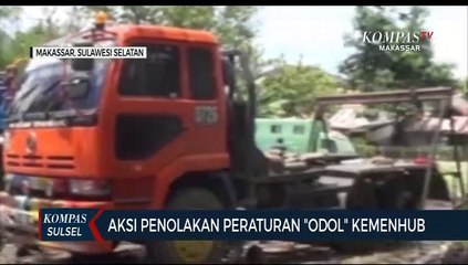 Aksi Penolakan Peraturan Odol Kemenhub