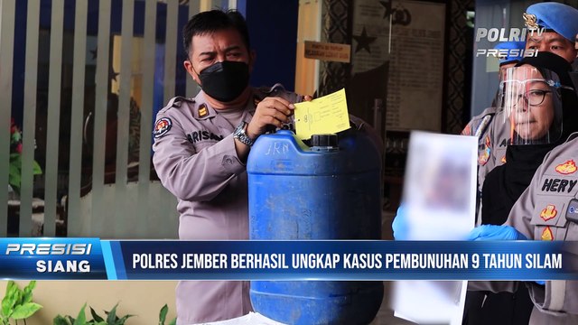 Pelaku Pembunuhan 9 Tahun Silam Akhirnya Berhasil Diamankan Sat Reskrim Polres Jember-
