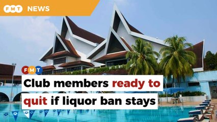 Club members oppose liquor ban, prepared to give up membership