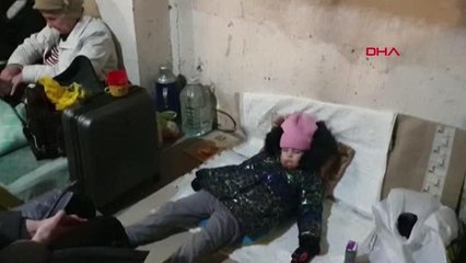 Kiev'de sirenler çaldı, halk sığınaklara indi