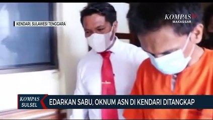 Edarkan Sabu, Oknum ASN Di Kendari Ditangkap