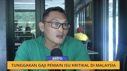 Tunggakan gaji pemain isu kritikal di Malaysia