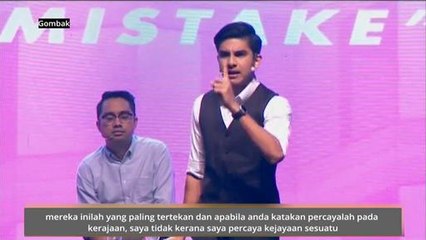 'Saya tidak percaya kerajaan' - Syed Saddiq