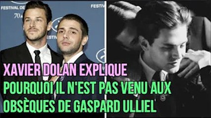 Xavier Dolan explique pourquoi il n'est pas venu aux obsèques de Gaspard Ulliel