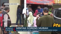 Puluhan Warga Serbu Operasi Pasar Minyak Goreng Murah