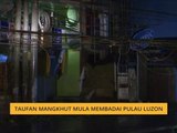 Taufan Mangkhut mula membadai Pulau Luzon