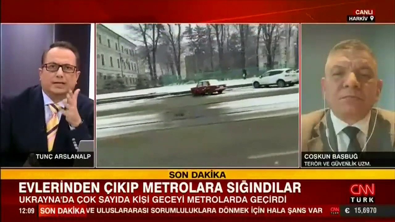 Canlı yayında Harkiv'e bombardıman!