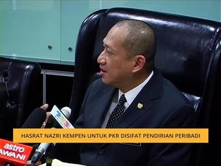 Hasrat Nazri kempen untuk PKR disifat pendirian peribadi