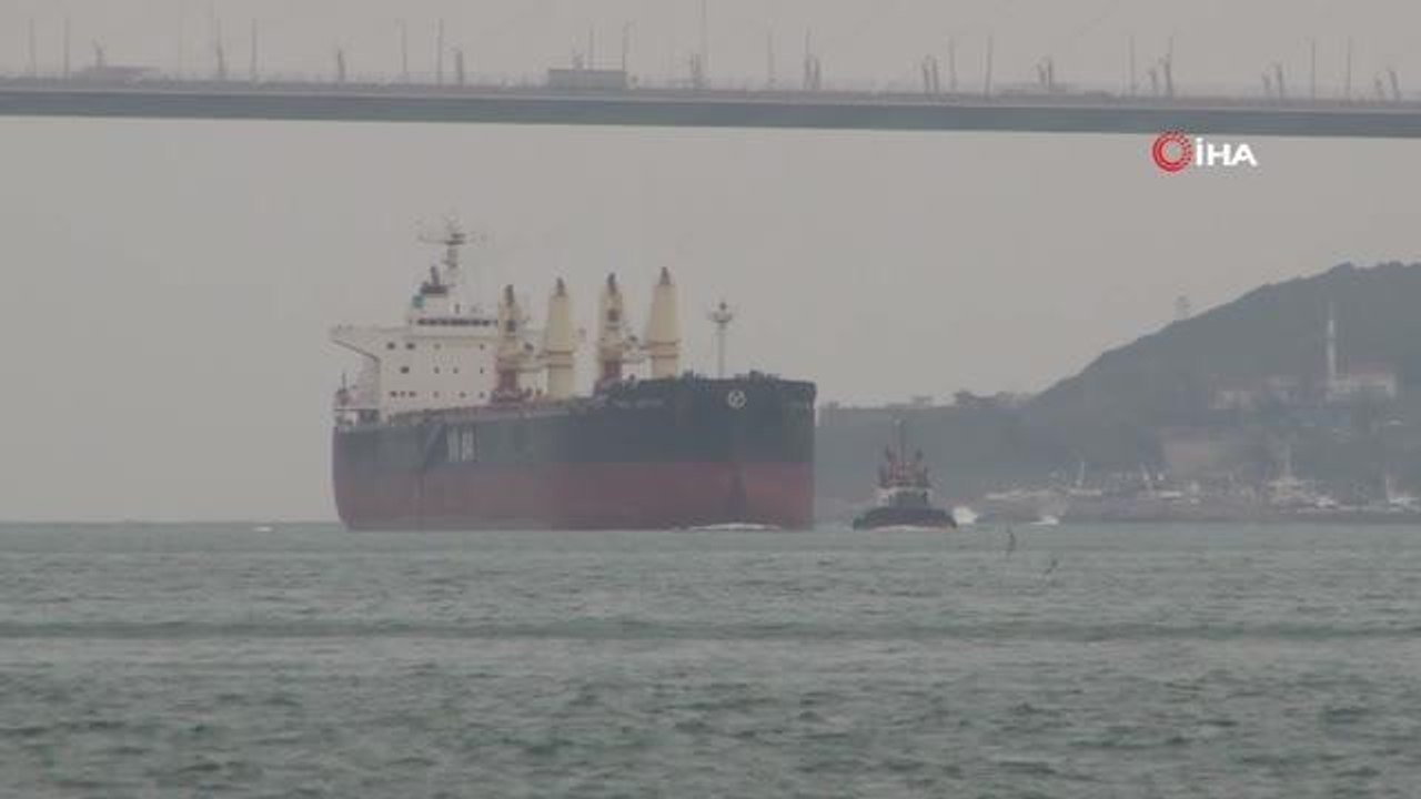 Odessa'da vurulan Türk gemisi İstanbul'a ulaştı