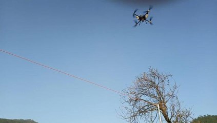 Drone flying for Svamitva