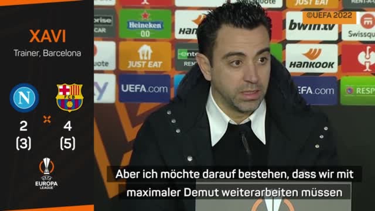 Xavi: Sieg bei Napoli gibt uns Selbstvertrauen