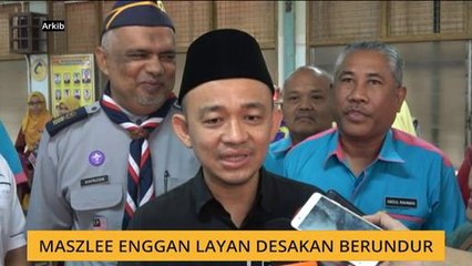 Maszlee enggan layan desakan berundur