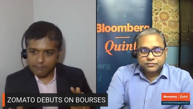 Zomato Debuts On The Bourses