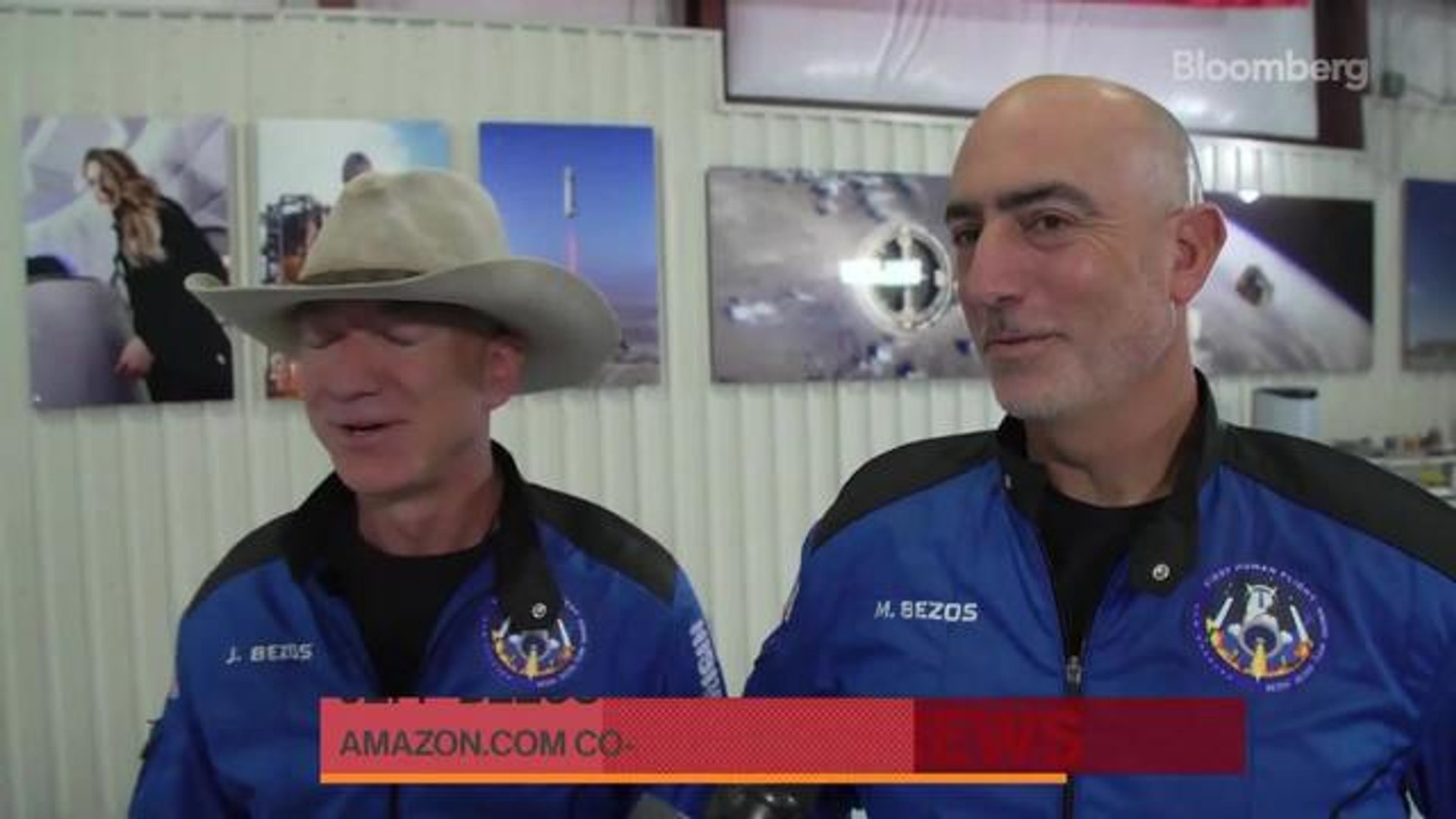 ⁣Jeff Bezos After Blue Origin's First Human Flight In Space