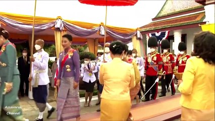 ในหลวง พระบรมราชินี เสด็จพระราชดำเนินทรงบำเพ็ญพระราชกุศลถวายผ้าพระกฐิน ณ วัดโสมนัสวิหาร