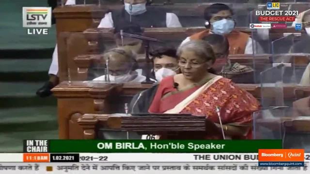 Budget 2021: Finance Minister Nirmala Sitharaman Presents Union Budget