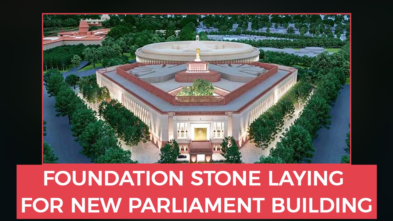 PM Modi Performed Foundation Stone Laying Ceremony For New Parliament Building