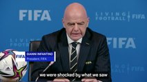 Infantino calls for 'peace in Ukraine' following Russian invasion