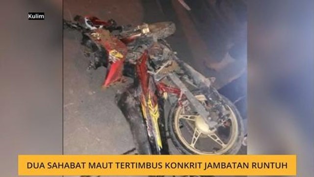 Dua sahabat maut tertimbus konkrit jambatan runtuh