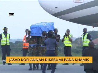 Jasad Kofi Annan dikebumi pada Khamis
