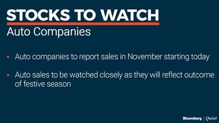 Stocks To Watch: Auto Companies, Nifty Bank, Oil & Gas Companies