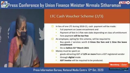 Finance Minister Nirmala Sitharaman Announces Schemes To Boost Demand