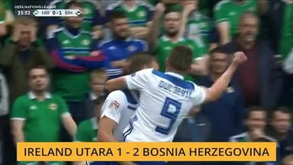 Ireland Utara 1-2 Bosnia Herzegovina