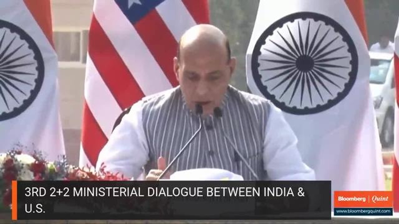 S Jaishankar & Pompeo Speak On U.S.-India 2+2 Ministerial Meeting
