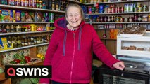 One of Britain’s longest-serving shopkeepers says she has no plans to retire at the ripe age of 82