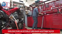 Garajdan çıkarılan motosikletlerde bakım hayati önem taşıyor