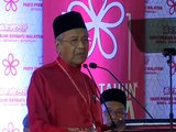 Ucapan Tun Dr Mahathir Mohamad Sempena ulang tahun ke-2 Parti Pribumi Bersatu Malaysia di Stadium Malawati, Shah Alam