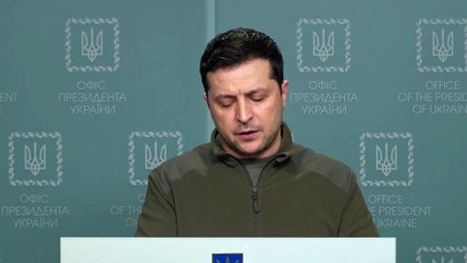Zelenski: "Esta invasión es el comienzo de una guerra contra Europa"