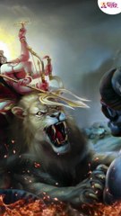 दुर्गा मातेची आरती | Durge Durghat Bhari Aarti | दुर्गे दुर्घट भारी तुजविण संसारी आरती #Shorts