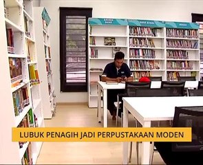 Lubuk penagih jadi perpustakaan moden