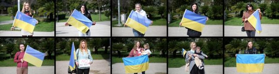 Adana'da yaşayan Ukraynalılar, Rusya'nın askeri müdahalesine tepki gösterdi