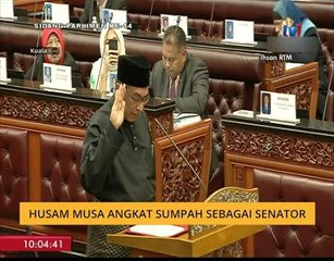 Husam Musa angkat sumpah sebagai Senator