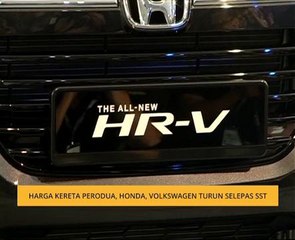 Harga kereta Perodua, Honda, Volkswagen turun selepas SST
