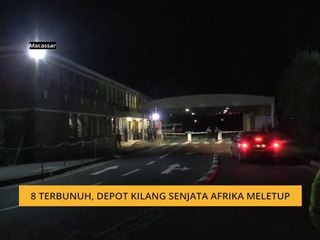 8 terbunuh, depot kilang senjata Afrika meletup