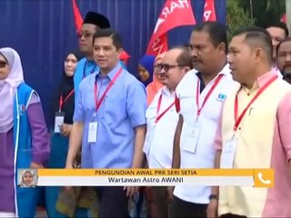 Pengundian awal PRK Seri Setia