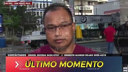 ¡Lamentable! Arrollado por "auto-fantasma" muere guardia de seguridad en pleno centro de San Pedro Sula