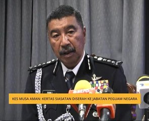 Kes Musa Aman: Kertas siasatan diserah ke Jabatan Peguam Negara
