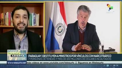 En Paraguay destituyen dos ministros  por vínculos con narcotráficos