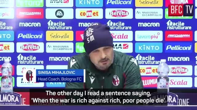 'I wished games would never end' - Mihajlovic on sport in wartime
