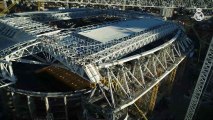 La situación de las obras del Santiago Bernabéu a finales del mes de febrero del 2022