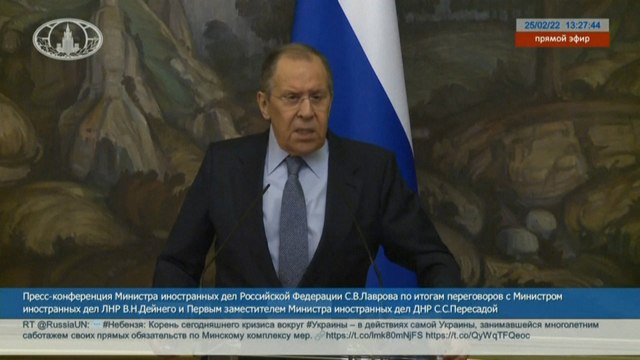 Russischer Außenminister Lawrow: Jederzeit zu Verhandlungen bereit
