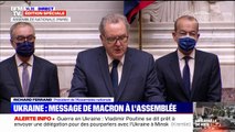 Guerre en Ukraine: dans un message adressé au Parlement, Emmanuel Macron annonce 