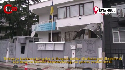 Türkiye’ye konferansa gelen 6 Ukraynalı doktor ülkesine dönmeyi bekliyor