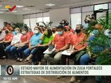 Estado Mayor de Alimentación en Zulia fortalece estrategias de distribución a través de los CLAP