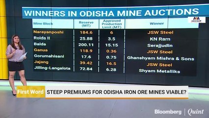 Steep Premiums For Odisha Iron Ore Mines Viable?